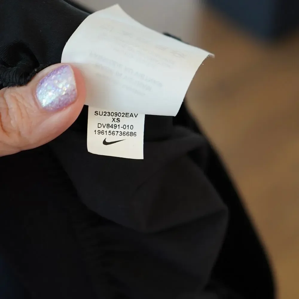 Nike Tech Pack Womens Skort XS Black High Rise Wraparound Cargo Pocket